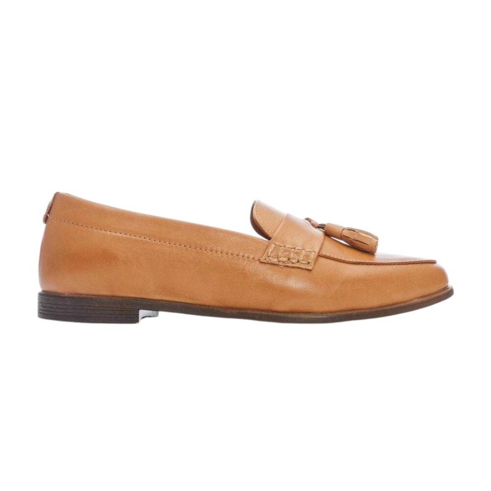 Moda In Pelle Womens/Ladies Forina Leather Loafers / Tan